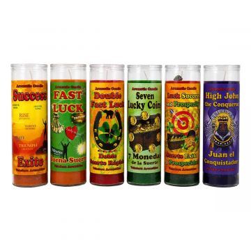 Mama Mojo - Prepared Aromatic 7 Day Candle - Starter Pack - Fast Luck